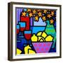 Wine, Lemons and Flowers-John Nolan-Framed Premium Giclee Print