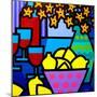 Wine, Lemons and Flowers-John Nolan-Mounted Premium Giclee Print