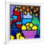 Wine, Lemons and Flowers-John Nolan-Framed Giclee Print