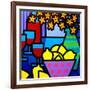 Wine, Lemons and Flowers-John Nolan-Framed Giclee Print