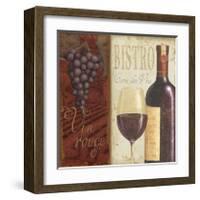 Wine List I-Daphne Brissonnet-Framed Giclee Print