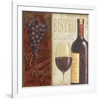 Wine List I-Daphné B-Framed Art Print