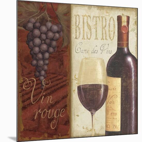 Wine List I-Daphné B-Mounted Art Print