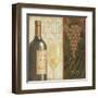 Wine List II-Daphne Brissonnet-Framed Art Print