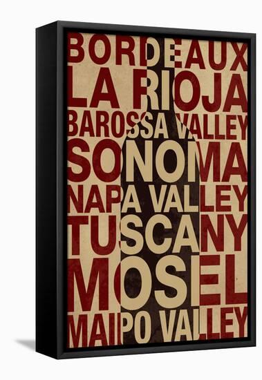 Wine Locales-null-Framed Stretched Canvas