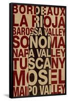 Wine Locales-null-Framed Poster