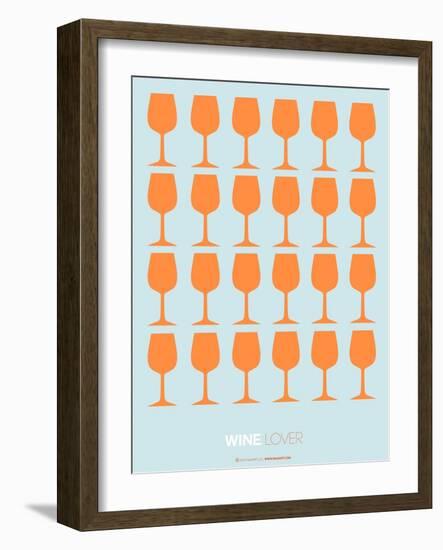 Wine Lover Orange-NaxArt-Framed Art Print