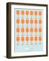 Wine Lover Orange-NaxArt-Framed Art Print