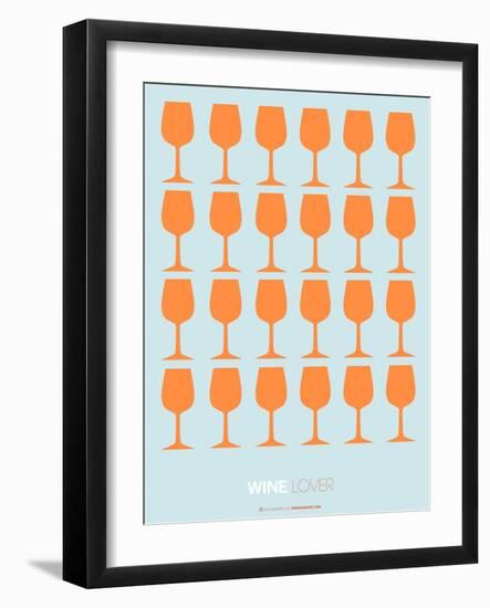 Wine Lover Orange-NaxArt-Framed Art Print