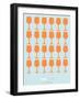 Wine Lover Orange-NaxArt-Framed Art Print