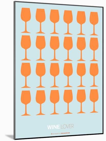 Wine Lover Orange-NaxArt-Mounted Art Print