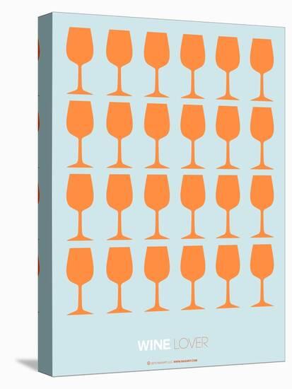 Wine Lover Orange-NaxArt-Stretched Canvas