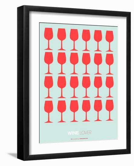 Wine Lover Red-NaxArt-Framed Art Print