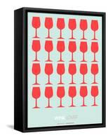 Wine Lover Red-NaxArt-Framed Stretched Canvas