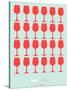 Wine Lover Red-NaxArt-Stretched Canvas