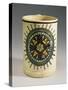 Wine Mug Depicting a Compass Rose, 1780, England-null-Stretched Canvas