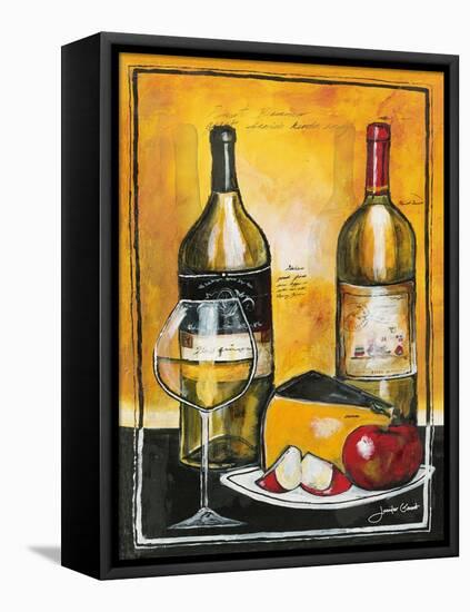 Wine Notes I-Jennifer Garant-Framed Stretched Canvas