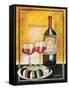 Wine Notes II-Jennifer Garant-Framed Stretched Canvas