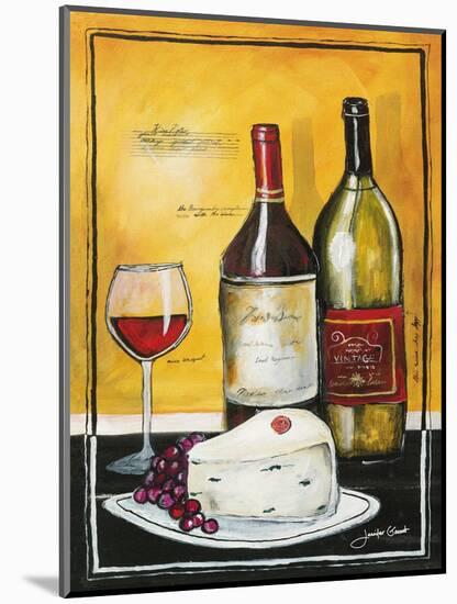 Wine Notes III-Jennifer Garant-Mounted Giclee Print