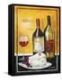 Wine Notes III-Jennifer Garant-Framed Stretched Canvas