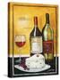 Wine Notes III-Jennifer Garant-Stretched Canvas