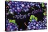 Wine O’ Clock Grapes-Cherie Roe Dirksen-Stretched Canvas