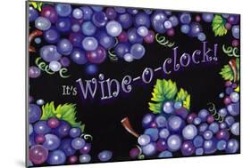 Wine O’ Clock Grapes-Cherie Roe Dirksen-Mounted Giclee Print