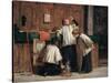 Wine of the Parish Priest-Demetrio Cosola-Stretched Canvas