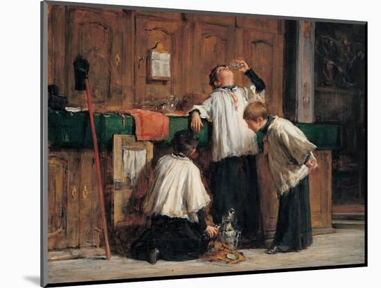 Wine of the Parish Priest-Demetrio Cosola-Mounted Art Print