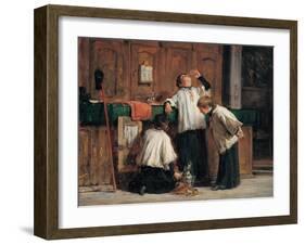 Wine of the Parish Priest-Demetrio Cosola-Framed Art Print