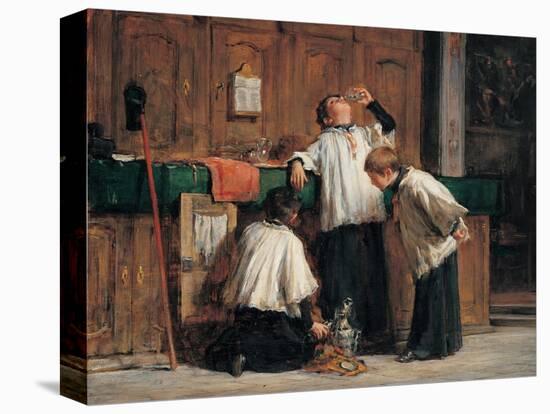 Wine of the Parish Priest-Demetrio Cosola-Stretched Canvas