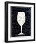 Wine on Black 1-Kimberly Allen-Framed Premium Giclee Print