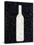 Wine on Black 2-Kimberly Allen-Stretched Canvas