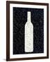 Wine on Black 2-Kimberly Allen-Framed Art Print