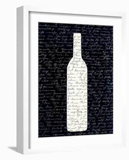 Wine on Black 2-Kimberly Allen-Framed Art Print