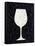 Wine on Black 3-Kimberly Allen-Framed Stretched Canvas