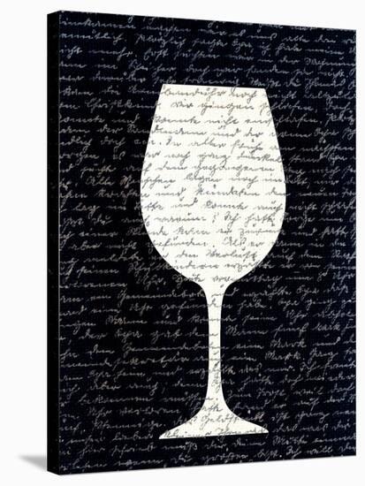 Wine on Black 3-Kimberly Allen-Stretched Canvas