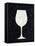 Wine on Black 3-Kimberly Allen-Framed Stretched Canvas
