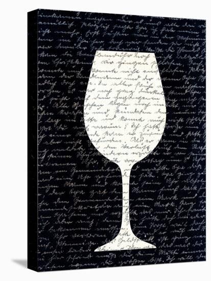 Wine on Black 3-Kimberly Allen-Stretched Canvas