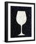 Wine on Black 3-Kimberly Allen-Framed Art Print