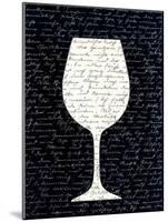 Wine on Black 3-Kimberly Allen-Mounted Art Print