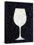 Wine on Black 3-Kimberly Allen-Framed Stretched Canvas