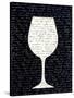 Wine on Black 3-Kimberly Allen-Stretched Canvas