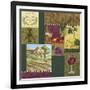 Wine Panels-Fiona Stokes-Gilbert-Framed Giclee Print