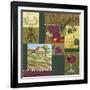 Wine Panels-Fiona Stokes-Gilbert-Framed Giclee Print