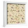 Wine Pattern 2-Fiona Stokes-Gilbert-Framed Giclee Print