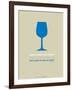 Wine Poster Blue-NaxArt-Framed Art Print