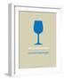 Wine Poster Blue-NaxArt-Framed Art Print