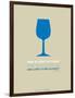 Wine Poster Blue-NaxArt-Framed Art Print