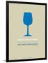 Wine Poster Blue-NaxArt-Framed Art Print